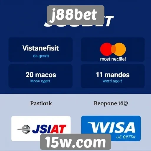Métodos de pagamento disponíveis no j88bet para usuários
